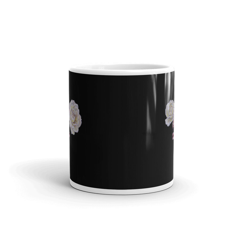 Art print on white mug