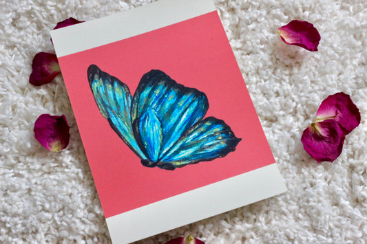 Card print - butterfly