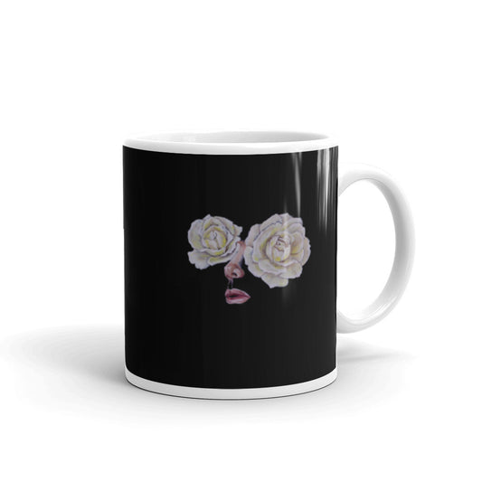 Art print on white mug